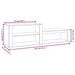 Pantofar, stejar maro, 150x35x45 cm, lemn compozit - WALTI WALTI
