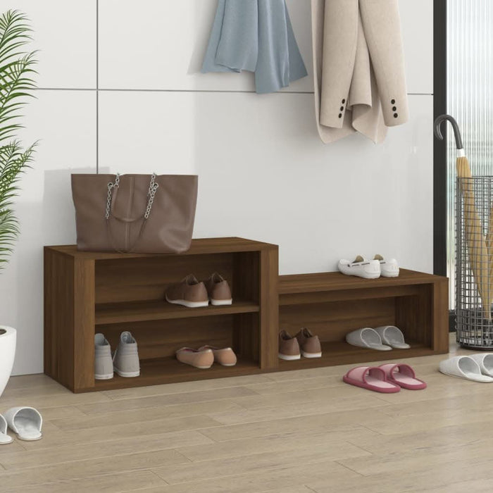 Pantofar, stejar maro, 150x35x45 cm, lemn compozit - WALTI WALTI