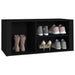 Pantofar, negru, 100x35x45 cm, lemn compozit - WALTI WALTI