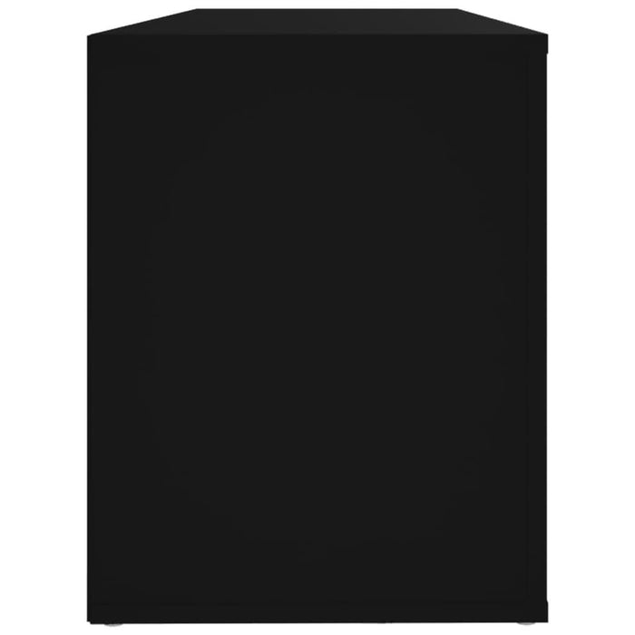 Pantofar, negru, 100x35x45 cm, lemn compozit - WALTI WALTI