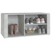 Pantofar, gri beton, 100x35x45 cm, lemn prelucrat - WALTI WALTI