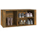Pantofar, stejar fumuriu, 100x35x45 cm, lemn prelucrat - WALTI WALTI