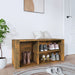 Pantofar, stejar fumuriu, 100x35x45 cm, lemn prelucrat - WALTI WALTI
