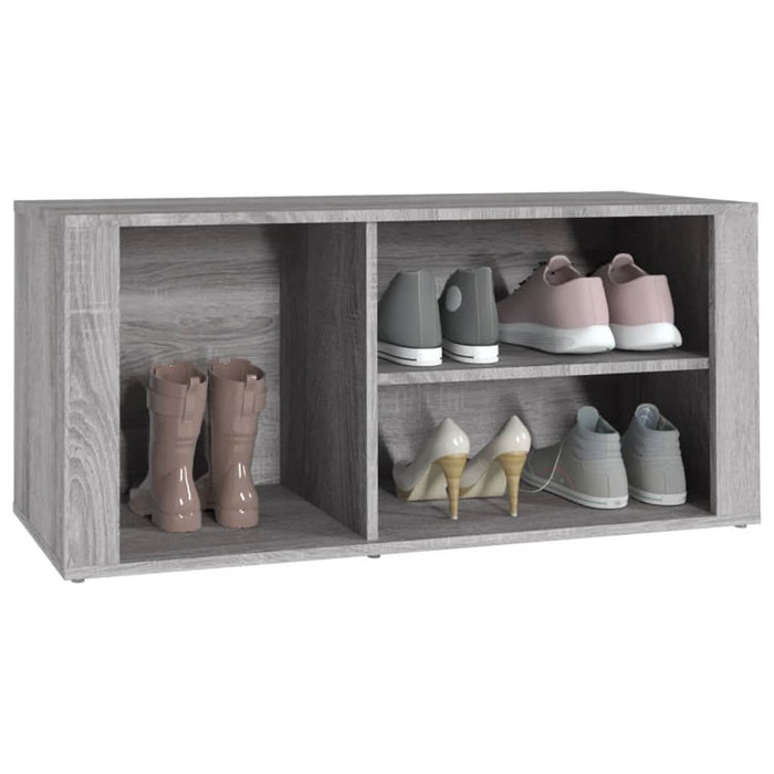Pantofar, gri sonoma, 100x35x45 cm, lemn prelucrat - WALTI WALTI