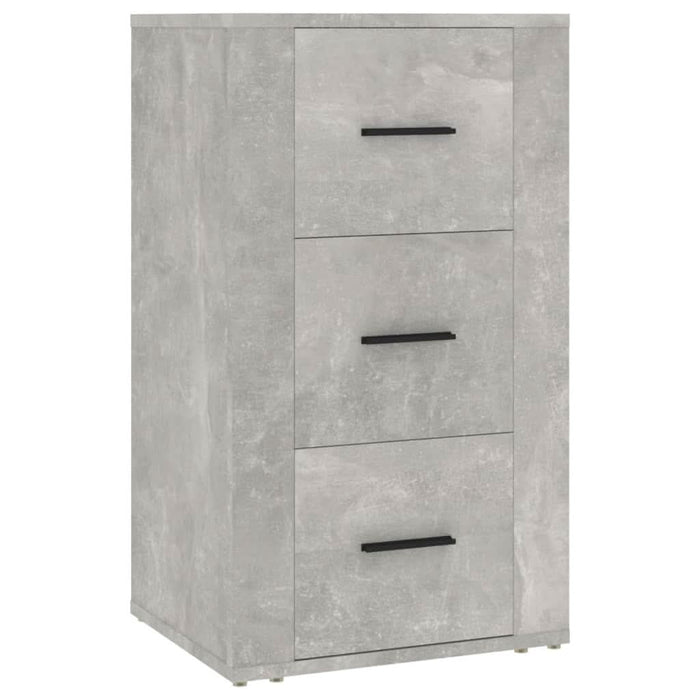 Servantă, gri beton, 40x33x70 cm, lemn prelucrat - WALTI WALTI