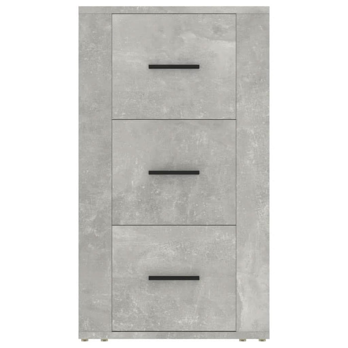 Servantă, gri beton, 40x33x70 cm, lemn prelucrat - WALTI WALTI