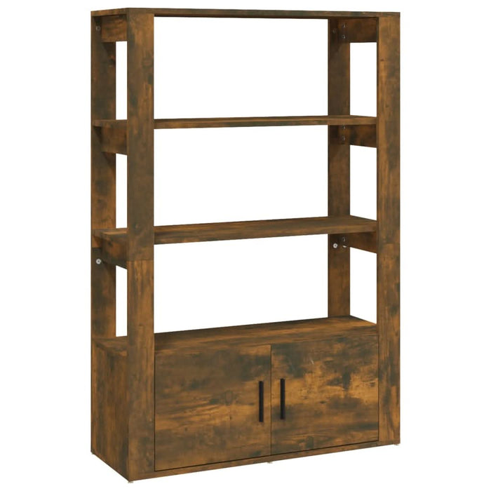 Servantă, stejar fumuriu, 80x30x119,5 cm, lemn prelucrat - WALTI WALTI
