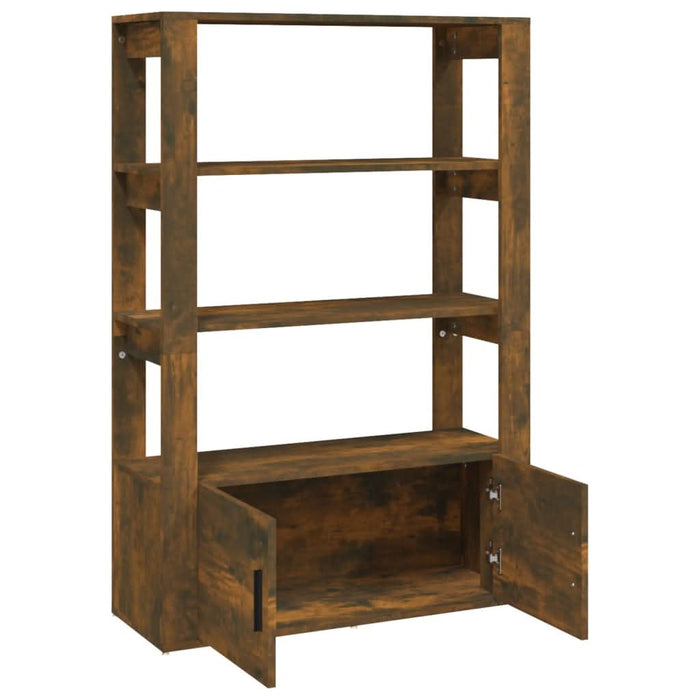 Servantă, stejar fumuriu, 80x30x119,5 cm, lemn prelucrat - WALTI WALTI