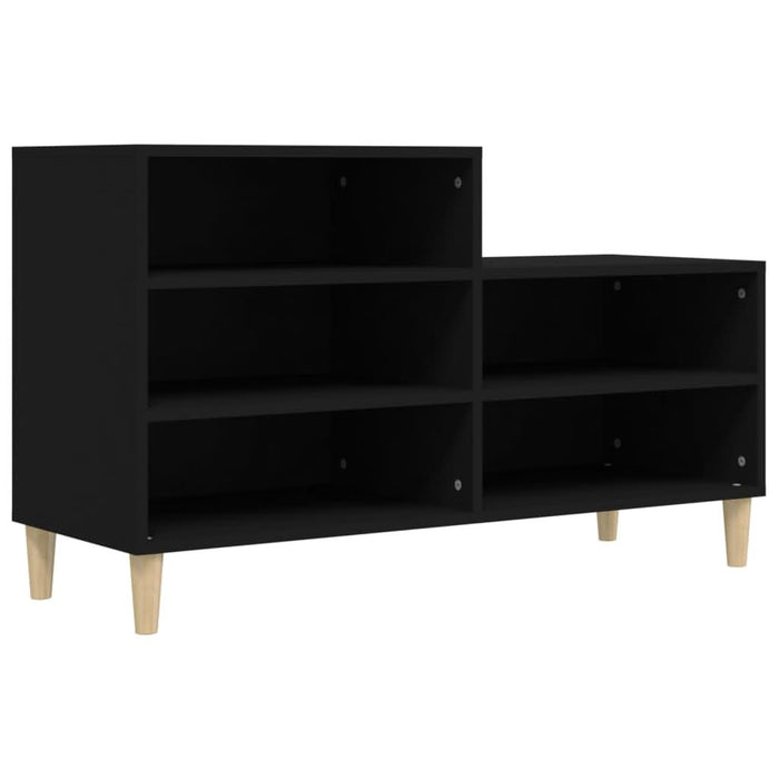Pantofar, negru, 102x36x60 cm, lemn compozit - WALTI WALTI