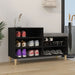 Pantofar, negru, 102x36x60 cm, lemn compozit - WALTI WALTI