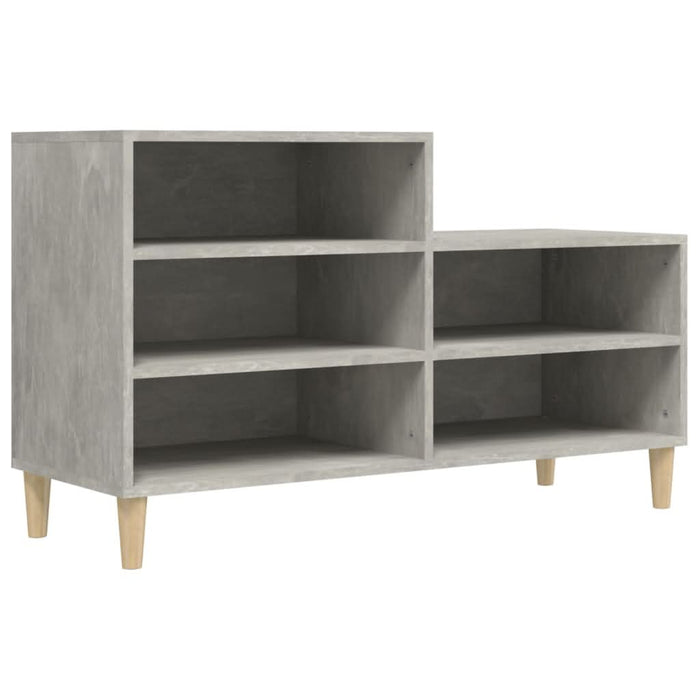 Pantofar, gri beton, 102x36x60 cm, lemn prelucrat - WALTI WALTI
