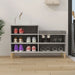 Pantofar, gri beton, 102x36x60 cm, lemn prelucrat - WALTI WALTI