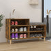 Pantofar, stejar fumuriu, 102x36x60 cm, lemn prelucrat - WALTI WALTI