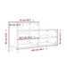 Pantofar, gri sonoma, 102x36x60 cm, lemn prelucrat - WALTI WALTI