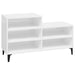 Pantofar, alb extralucios, 102x36x60 cm, lemn compozit - WALTI WALTI