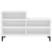 Pantofar, alb extralucios, 102x36x60 cm, lemn compozit - WALTI WALTI