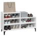 Pantofar, alb extralucios, 102x36x60 cm, lemn compozit - WALTI WALTI