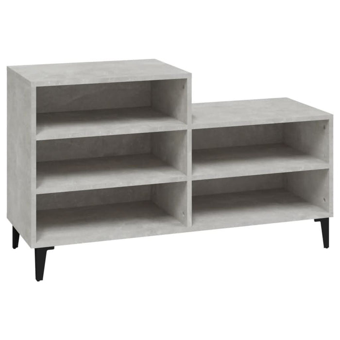 Pantofar, gri beton, 102x36x60 cm, lemn prelucrat - WALTI WALTI
