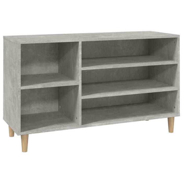 Pantofar, gri beton, 102x36x60 cm, lemn prelucrat - WALTI WALTI