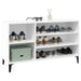 Pantofar, alb, 102x36x60 cm, lemn compozit - WALTI WALTI