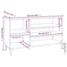 Pantofar, alb, 102x36x60 cm, lemn compozit - WALTI WALTI