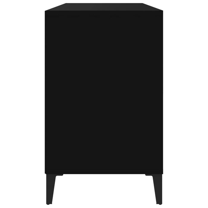 Pantofar, negru, 102x36x60 cm, lemn compozit - WALTI WALTI
