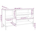 Pantofar, negru, 102x36x60 cm, lemn compozit - WALTI WALTI