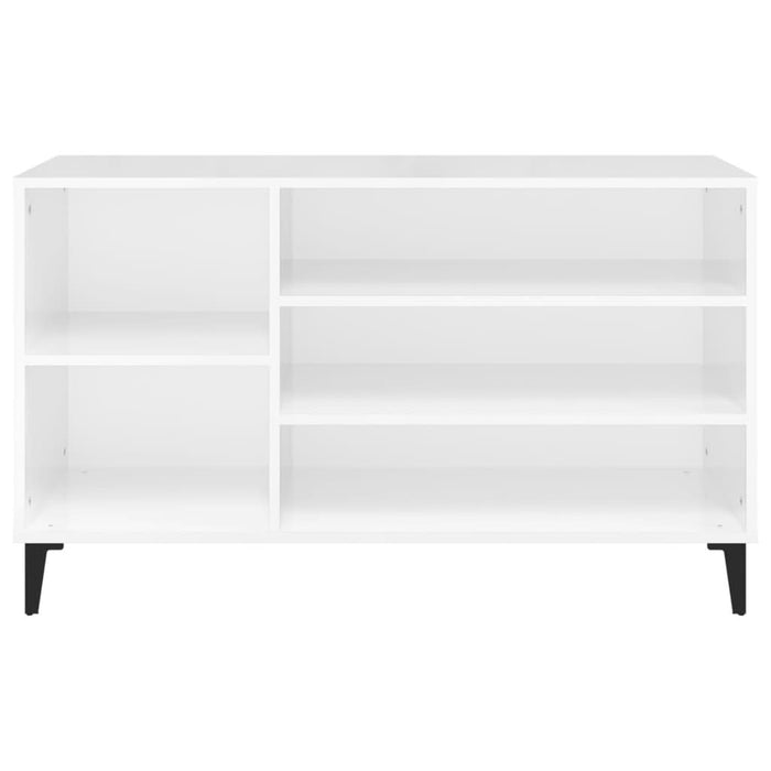 Pantofar, alb extralucios, 102x36x60 cm, lemn compozit - WALTI WALTI