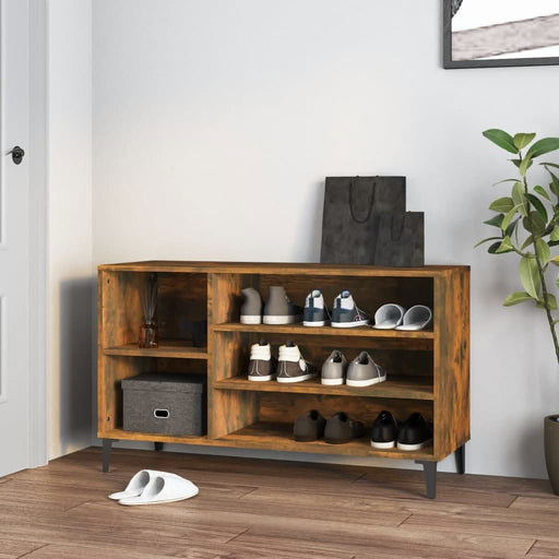 Pantofar, stejar fumuriu, 102x36x60 cm, lemn prelucrat - WALTI WALTI