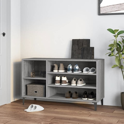 Pantofar, gri sonoma, 102x36x60 cm, lemn prelucrat - WALTI WALTI