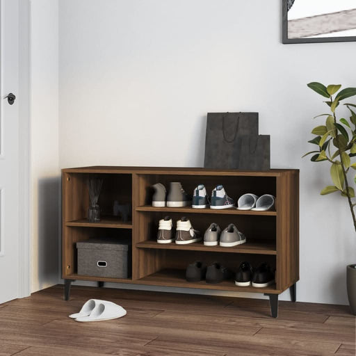 Pantofar, stejar maro, 102x36x60 cm, lemn prelucrat - WALTI WALTI