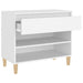 Pantofar, alb, 70x36x60 cm, lemn prelucrat - WALTI WALTI