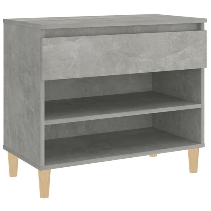 Pantofar, gri beton, 70x36x60 cm, lemn prelucrat - WALTI WALTI