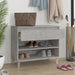 Pantofar, gri beton, 70x36x60 cm, lemn prelucrat - WALTI WALTI