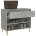 Pantofar, gri beton, 70x36x60 cm, lemn prelucrat - WALTI WALTI