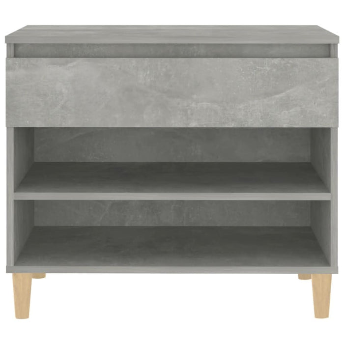 Pantofar, gri beton, 70x36x60 cm, lemn prelucrat - WALTI WALTI