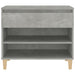 Pantofar, gri beton, 70x36x60 cm, lemn prelucrat - WALTI WALTI