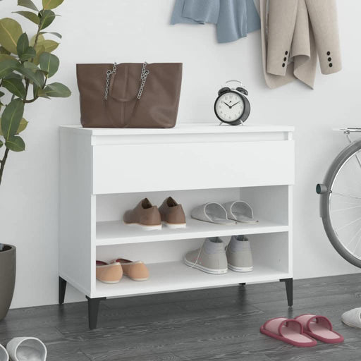 Pantofar, alb, 70x36x60 cm, lemn prelucrat - WALTI WALTI