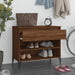 Pantofar, stejar fumuriu, 70x36x60 cm, lemn prelucrat - WALTI WALTI