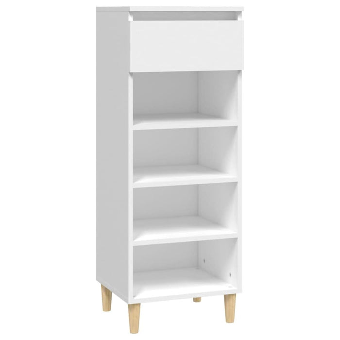 Pantofar, alb, 40x36x105 cm, lemn compozit - WALTI WALTI