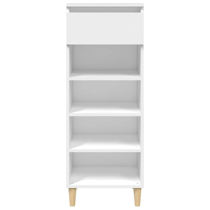 Pantofar, alb, 40x36x105 cm, lemn compozit - WALTI WALTI