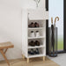 Pantofar, alb, 40x36x105 cm, lemn compozit - WALTI WALTI