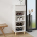 Pantofar, alb, 40x36x105 cm, lemn compozit - WALTI WALTI