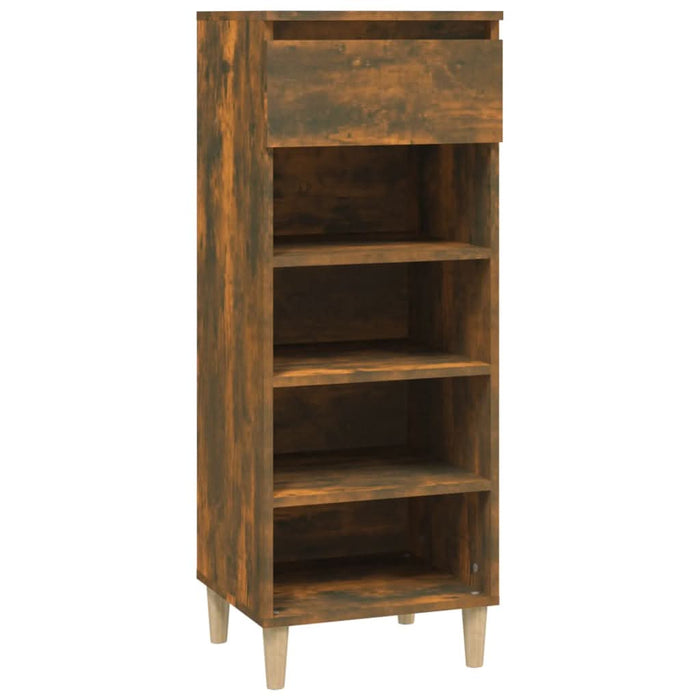 Pantofar, stejar fumuriu, 40x36x105 cm, lemn compozit - WALTI WALTI