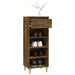 Pantofar, stejar fumuriu, 40x36x105 cm, lemn compozit - WALTI WALTI