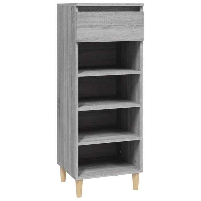 Pantofar, gri sonoma, 40x36x105 cm, lemn prelucrat - WALTI WALTI