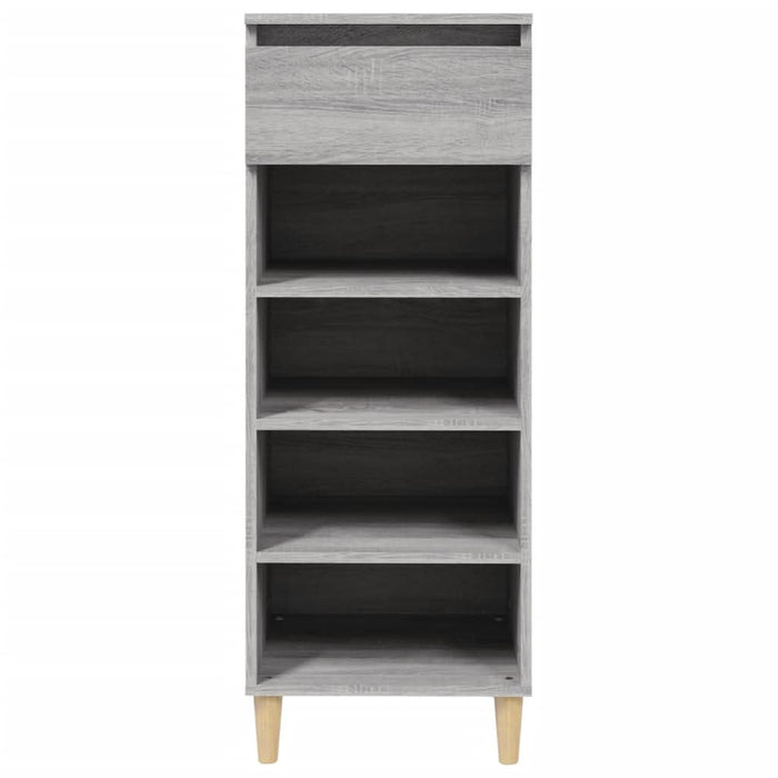 Pantofar, gri sonoma, 40x36x105 cm, lemn prelucrat - WALTI WALTI