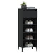 Pantofar, negru, 40x36x105 cm, lemn prelucrat - WALTI WALTI