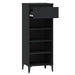 Pantofar, negru, 40x36x105 cm, lemn prelucrat - WALTI WALTI