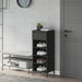 Pantofar, negru, 40x36x105 cm, lemn prelucrat - WALTI WALTI